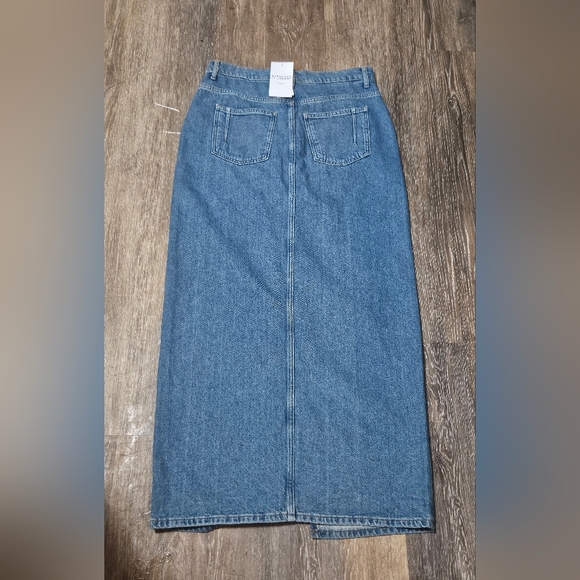 Derek Lam 10 Crosby Women's Sutton Vintage Long Denim Skirt Size 28 $295 NWT - Picture 7 of 9